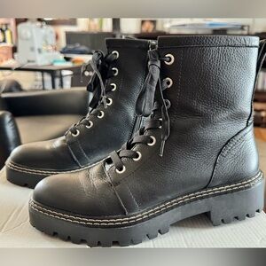Nordstrom Moonie Water Resistant Leather
Combat Boot